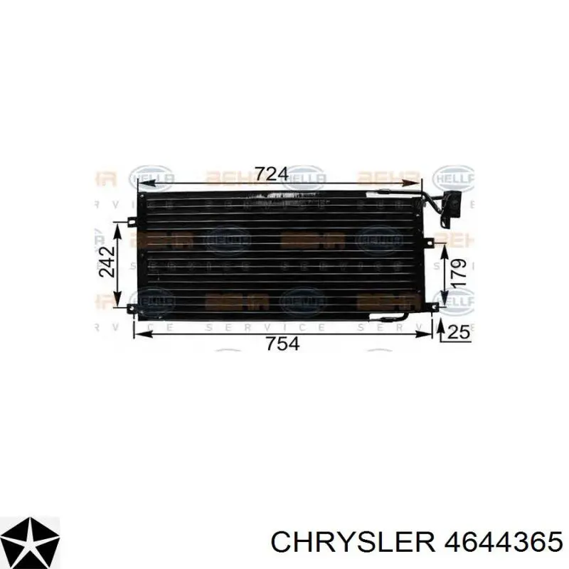 Chłodnica klimatyzacji Dodge Grand Caravan SE minivan (US) (1990 - 1997) cena, od 80,42 USD