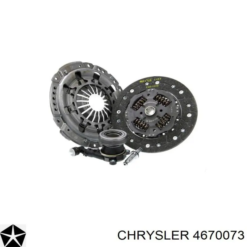 Do koszyka 4670073 Chrysler Tarcza sprzęgła