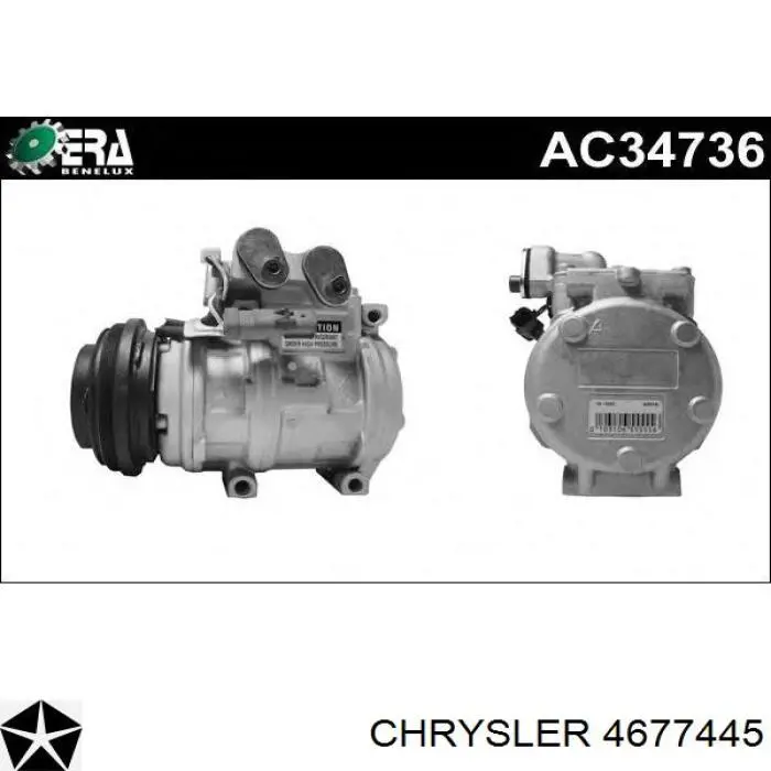 Do koszyka 4677445 Chrysler Sprężarka klimatyzacji