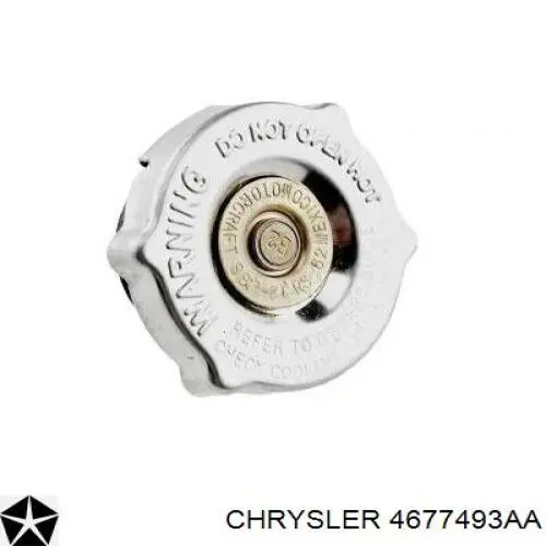 Pokrywa (korek) chłodnicy Chrysler 4677493AA cena, od 11,46 USD