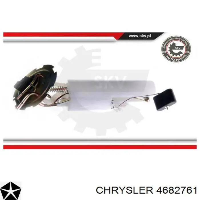 Moduł pompy paliwowej z czujnikiem poziomu paliwa do Chrysler Voyager I ES 