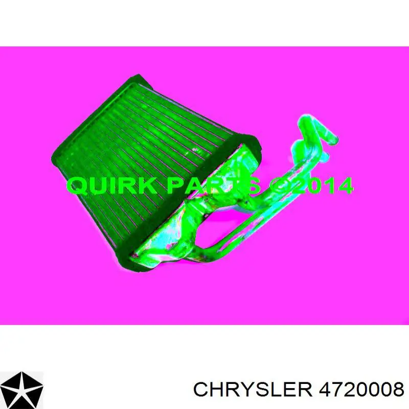 Do koszyka 4720008 Chrysler Chłodnica nagrzewnicy (ogrzewacza)