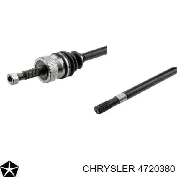 Półoś napędowa przednia prawa Chrysler 4720380 cena, od 72,26 USD
