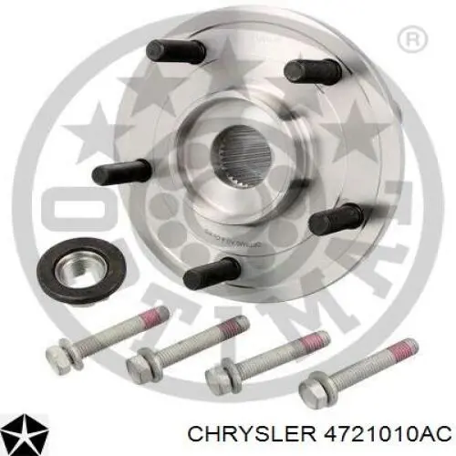 Do koszyka 4721010AC Chrysler Piasta przednia