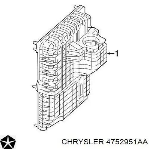 Miska automatycznej skrzyni biegów Chrysler 4752951AA cena, od 117,43 USD