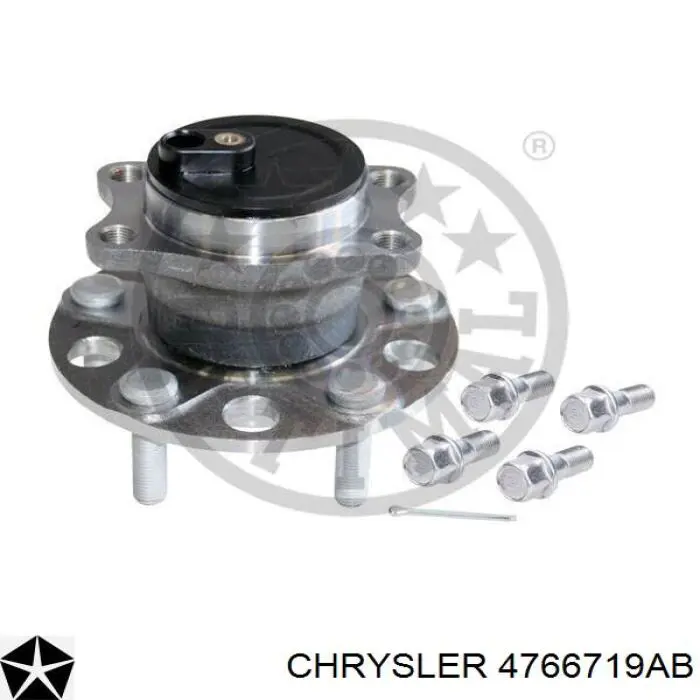 Do koszyka 4766719AB Chrysler Piasta tylna