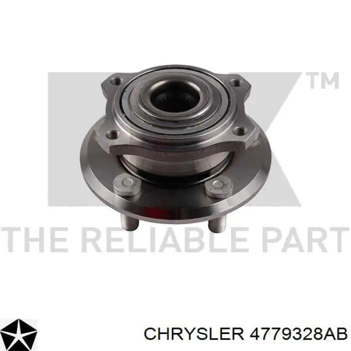 Piasta przednia Chrysler 4779328AB cena, od 99,70 USD