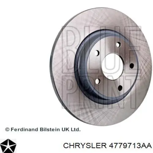 Tarcza hamulcowa tylna Chrysler 4779713AA cena, od 53,41 USD