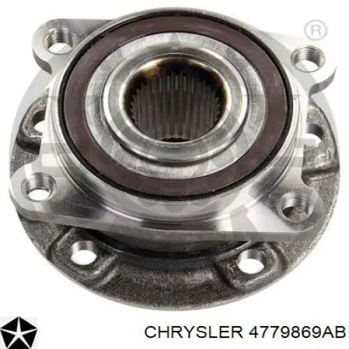 Do koszyka 4779869AB Chrysler Piasta tylna