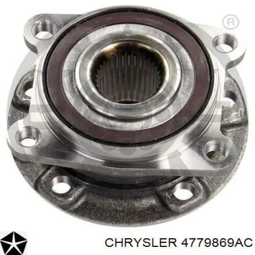 Piasta przednia Chrysler 4779869AC cena, od 95,67 USD