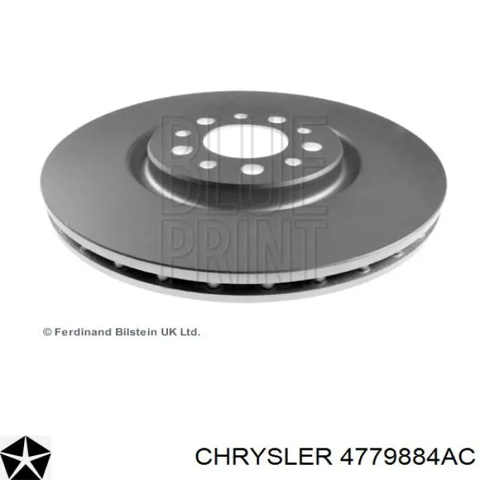 4779884AC Chrysler tarcza hamulcowa przednia