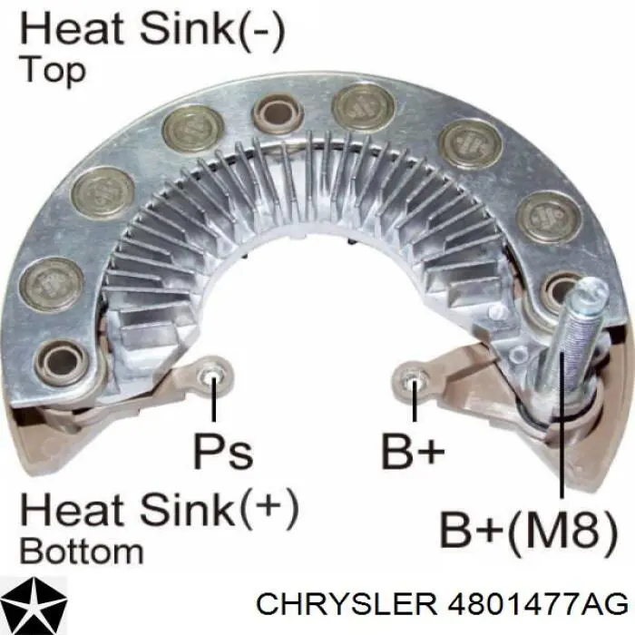 Alternator Chrysler 4801477AG cena, od 286,05 USD
