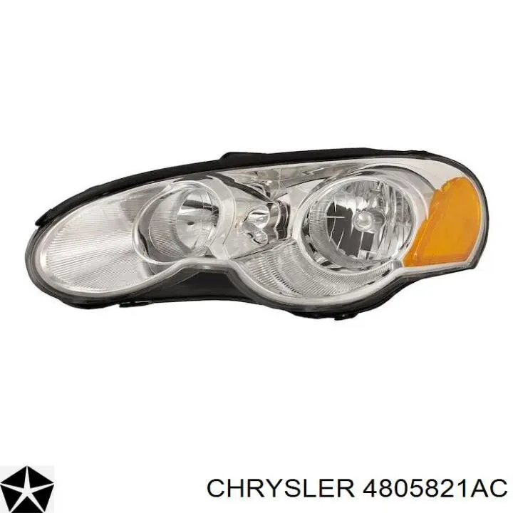 4805821AC Chrysler Reflektor lewy