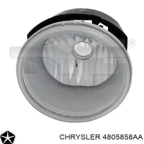 Lampa przeciwmgielna lewa/prawa Chrysler 4805858AA cena, od 53,16 USD