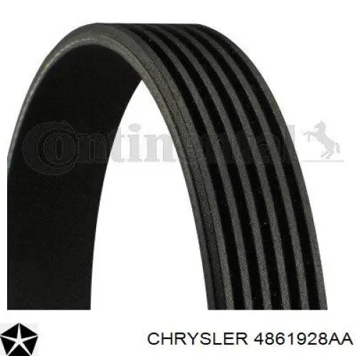 Pas napędowy mechanizmów Chrysler 4861928AA cena, od 80,69 USD