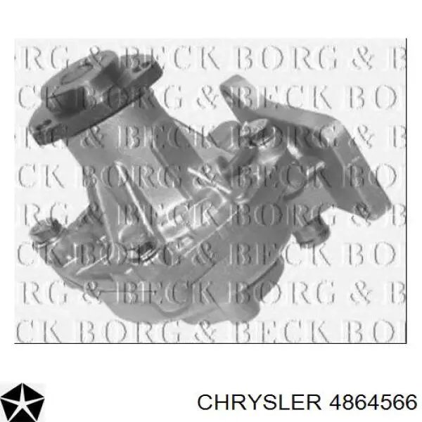 Do koszyka 4864566 Chrysler Pompa chłodząca wodna