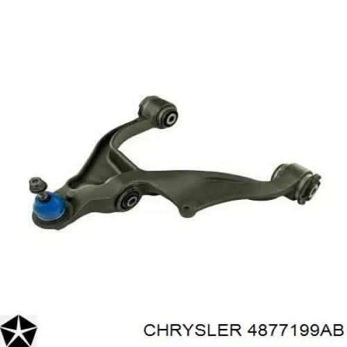 4877199AB Chrysler Wahacz zawieszenia przedniego dolny lewy