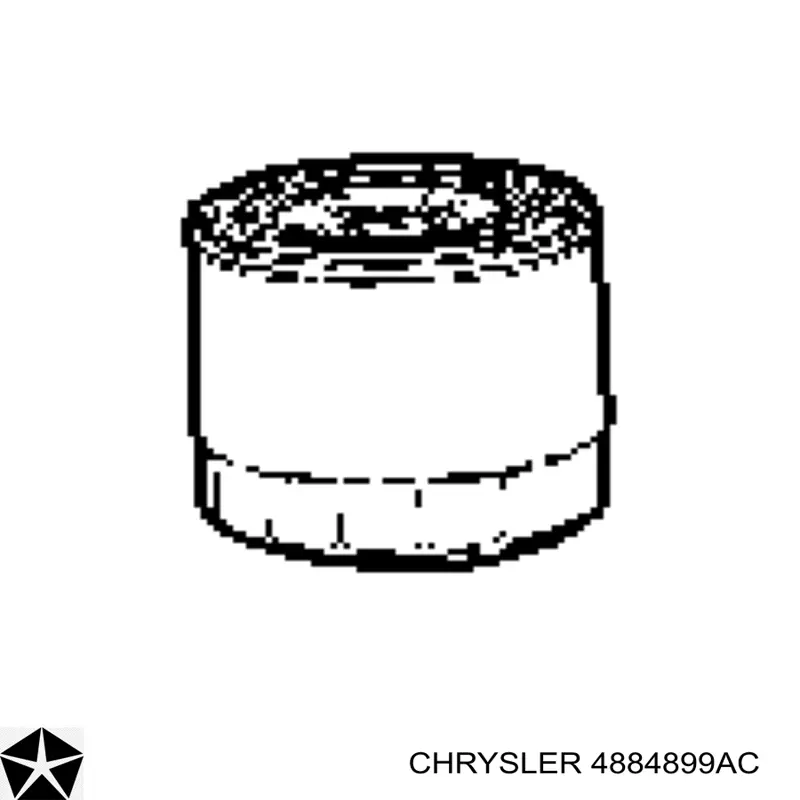 Filtr oleju Chrysler 4884899AC cena, od 9,96 USD
