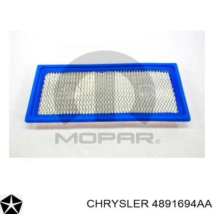 Do koszyka 4891694AA Chrysler Filtr powietrza
