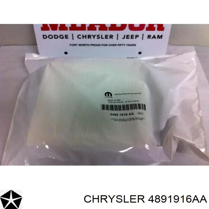 Filtr powietrza Chrysler 4891916AA cena, od 12,17 USD