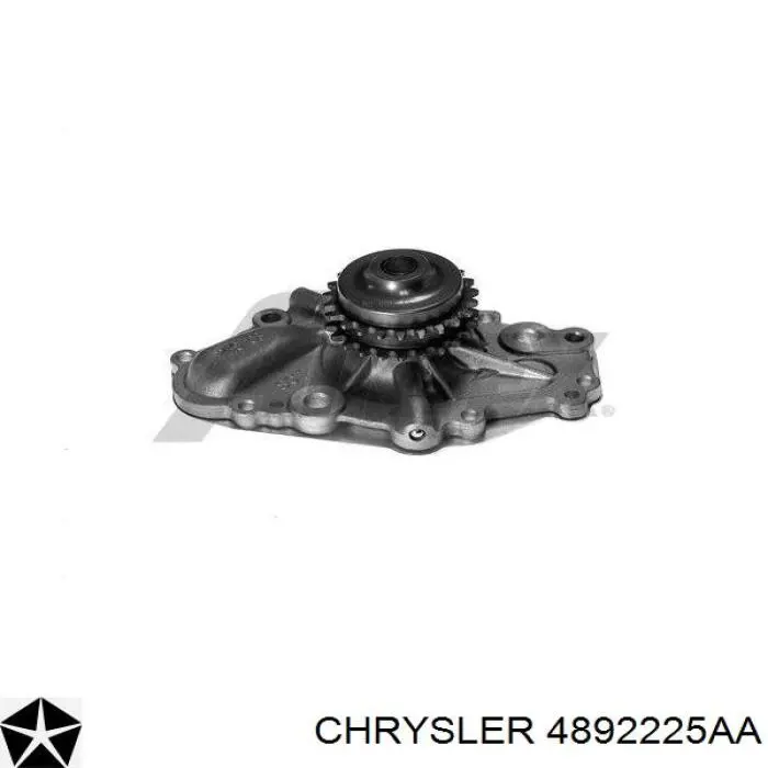 Do koszyka 4892225AA Chrysler Pompa chłodząca wodna