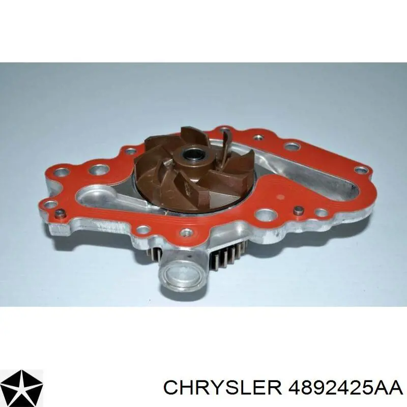 Pompa chłodząca wodna Chrysler 4892425AA cena, od 84,31 USD