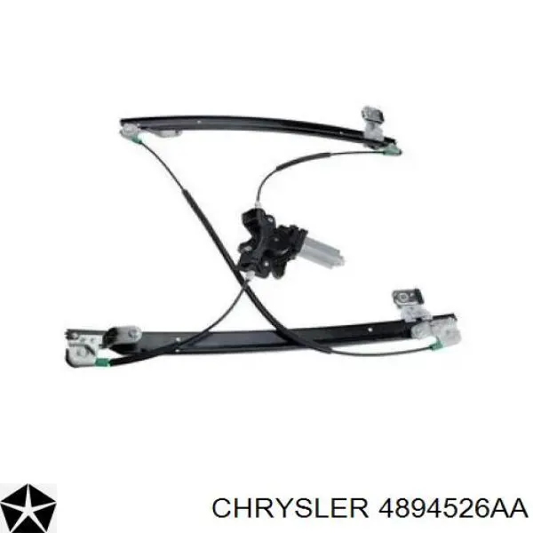 Mechanizm podnoszenia szyby drzwi przednich prawych Chrysler 4894526AA cena, od 107,60 USD