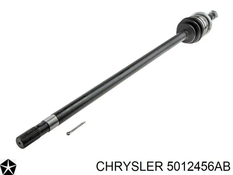 Półoś napędowa przednia prawa Chrysler 5012456AB cena, od 90,52 USD