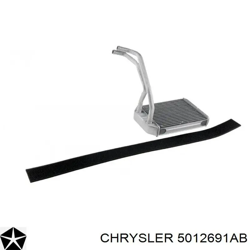 Chłodnica nagrzewnicy (ogrzewacza) Chrysler 5012691AB cena, od 79,48 USD