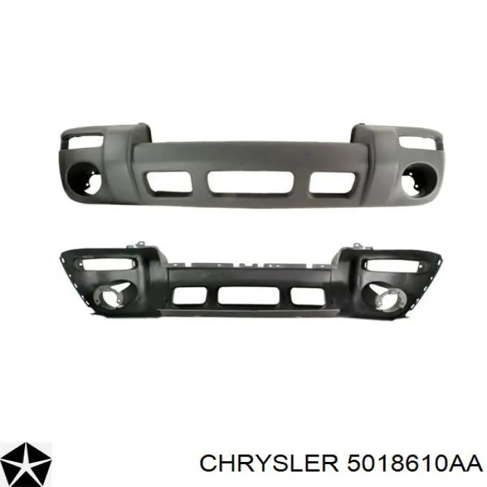 Do koszyka K05139121AA Fiat/Alfa/Lancia Zderzak przedni