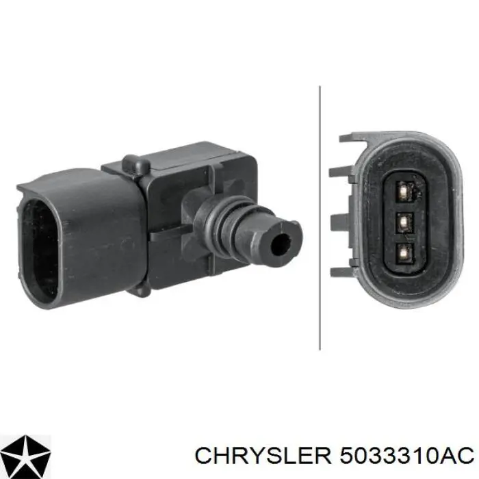 Czujnik ciśnienia w kolektorze ssącym, MAP Chrysler 5033310AC cena, od 35,08 USD
