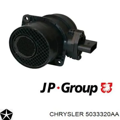Do koszyka 5033320AA Chrysler Czujnik przepływu powietrza, przepływomierz powietrza M.A.F.