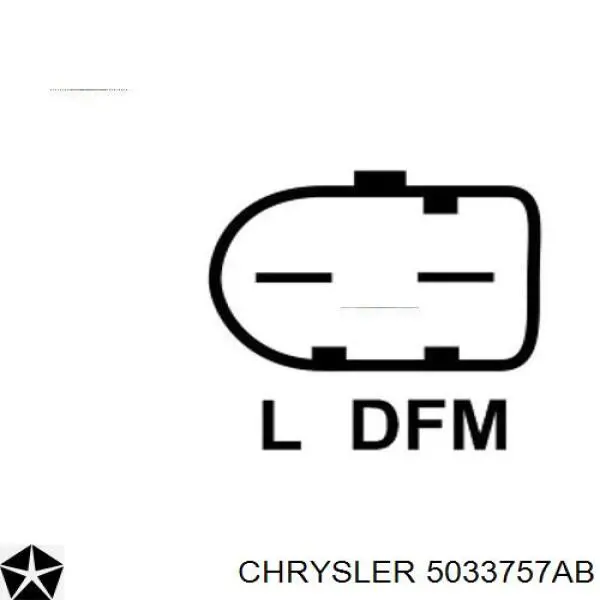 Do koszyka 5033757AB Chrysler Alternator