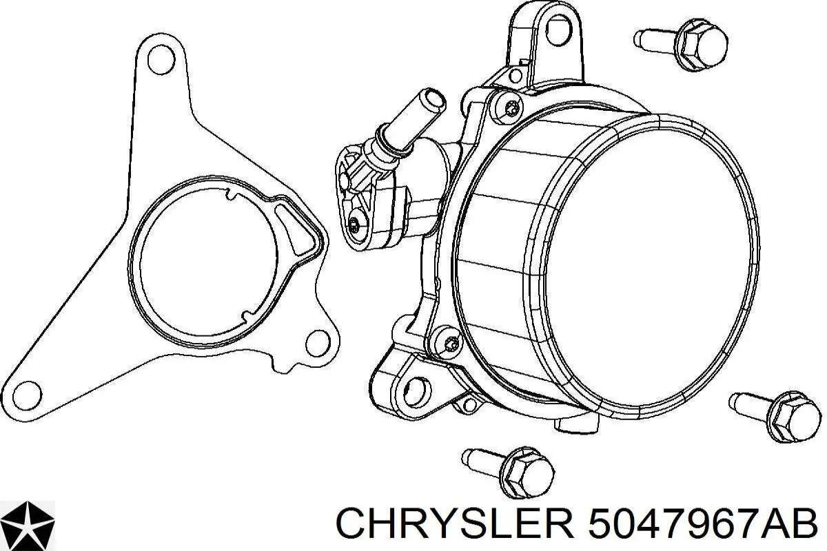 5047967AB Chrysler pompa powietrza