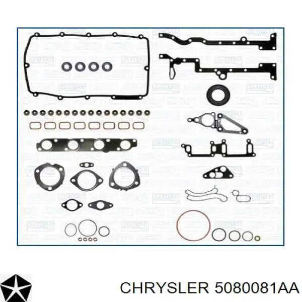 5080081AA Chrysler Zestaw uszczelek silnika górny
