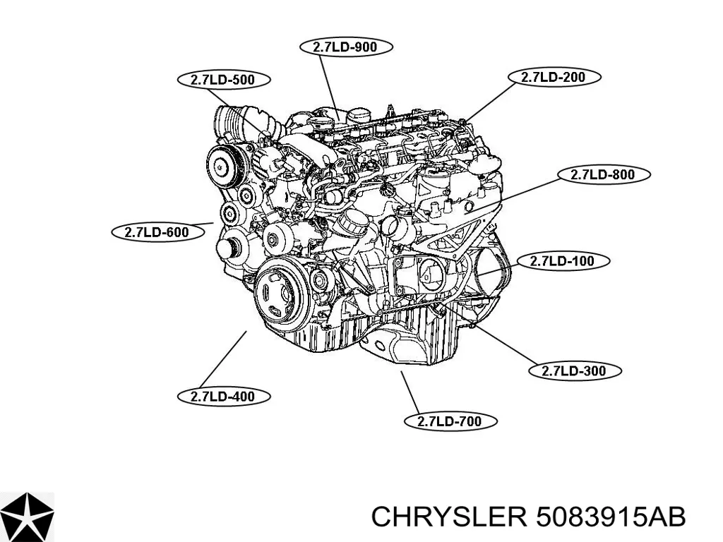 Kostka stacyjki zapłonowej Chrysler 5083915AB cena, od  