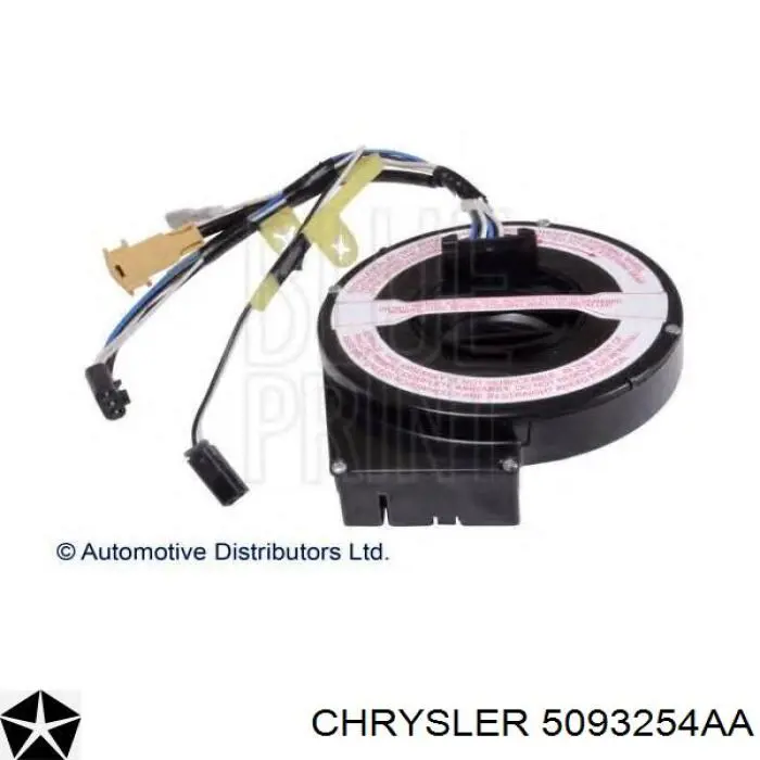 5093254AA Chrysler Pierścień kontaktowy AIRBAG, taśma kierownicy