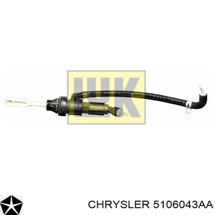 Cylinder sprzęgła główny Chrysler 5106043AA cena, od 53,03 USD