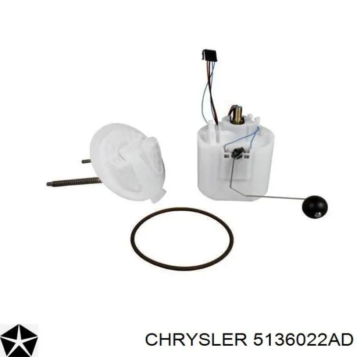 Moduł pompy paliwowej z czujnikiem poziomu paliwa Chrysler 5136022AD cena, od 134,35 USD