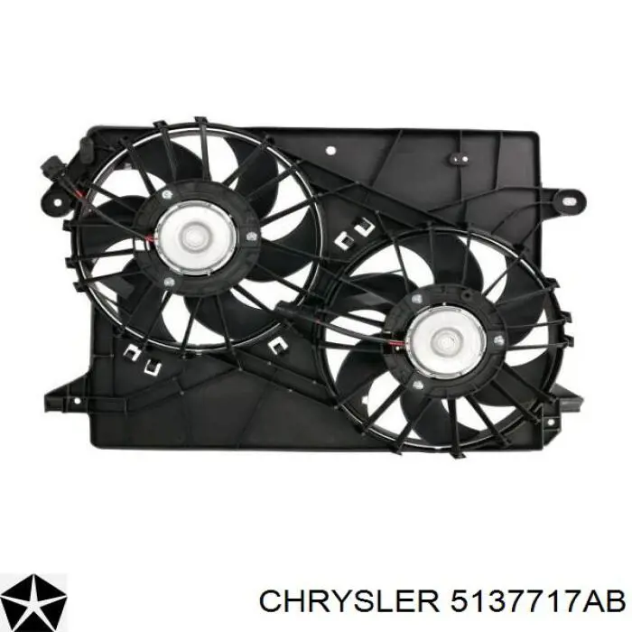  Wentylator elektryczny układu chłodzenia kompletny (silnik+wirnik) Chrysler 300 