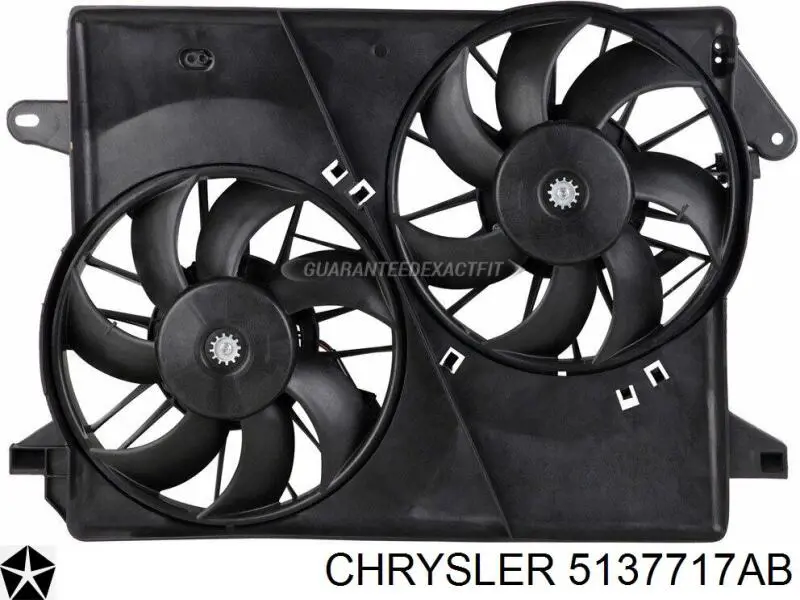 Wentylator elektryczny układu chłodzenia kompletny (silnik+wirnik) Chrysler 300 C sedana (2005 - 2010) cena, od 190,95 USD