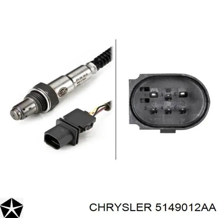 Do koszyka 5149012AA Chrysler Sonda lambda czujnik tlenu przed katalizatorem