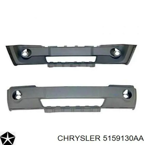 5159130AA Chrysler Zderzak przedni