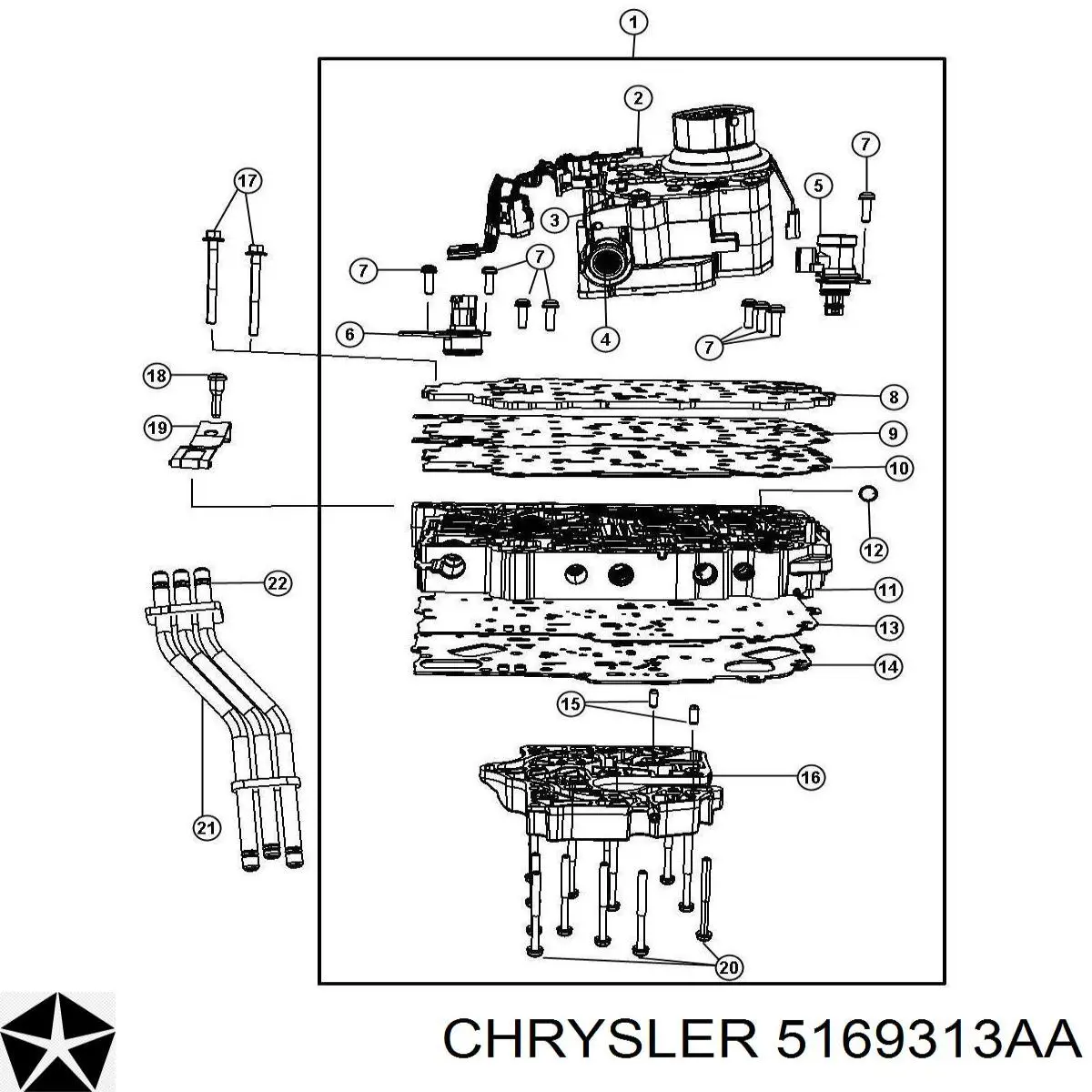 Solenoid automatycznej skrzyni biegów Chrysler 5169313AA cena, od 112,91 USD