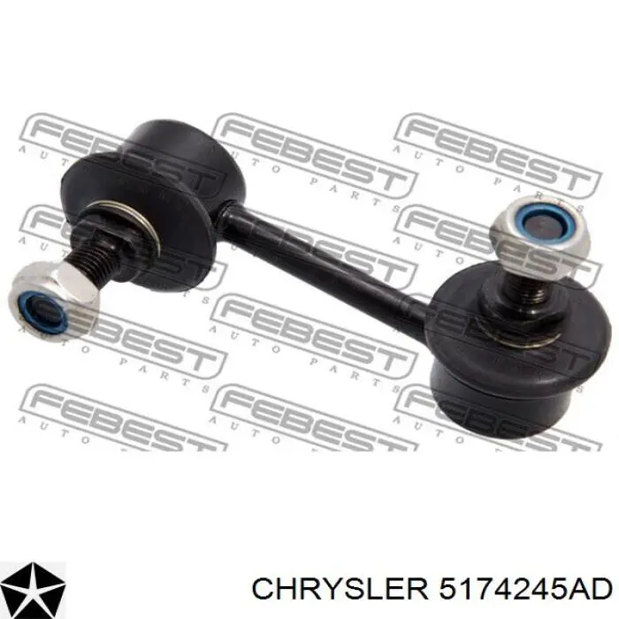 Do koszyka 5174245AD Chrysler Łącznik stabilizatora tylnego