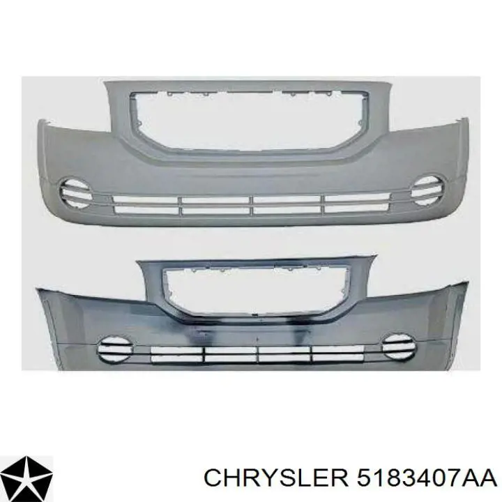 Zderzak przedni Chrysler 5183407AB cena, od 86,62 USD