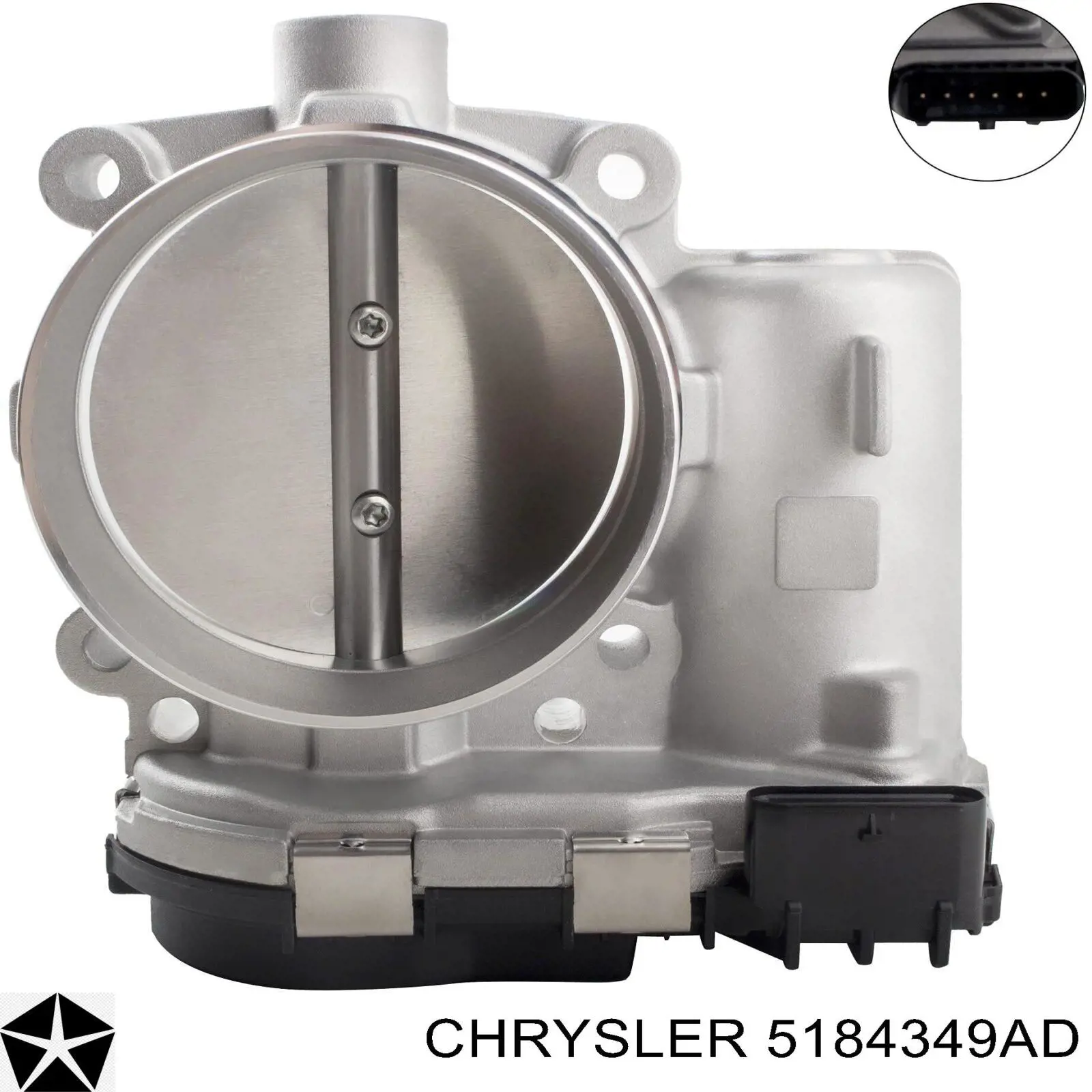 5184349AD Chrysler przepustnica, komplet