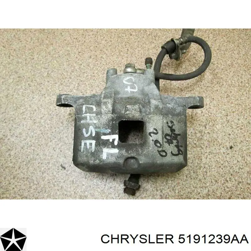 Zacisk hamulcowy przedni lewy Chrysler 5191239AA cena, od 73,91 USD