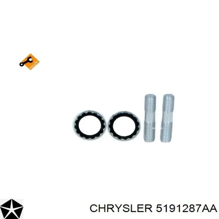 Chłodnica klimatyzacji Chrysler 05191287AA cena, od 73,34 USD