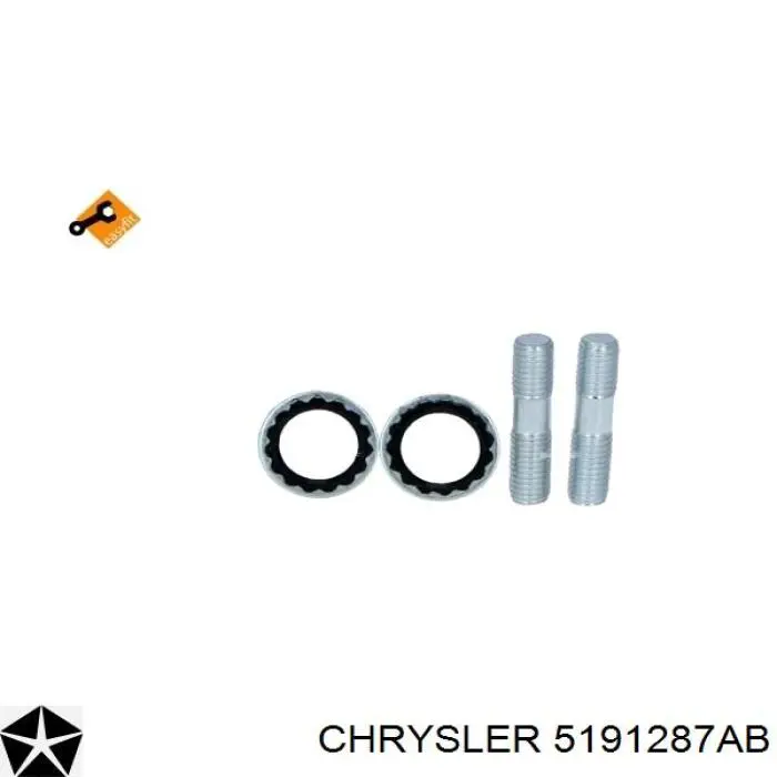Chłodnica klimatyzacji Chrysler 5191287AB cena, od 100,45 USD